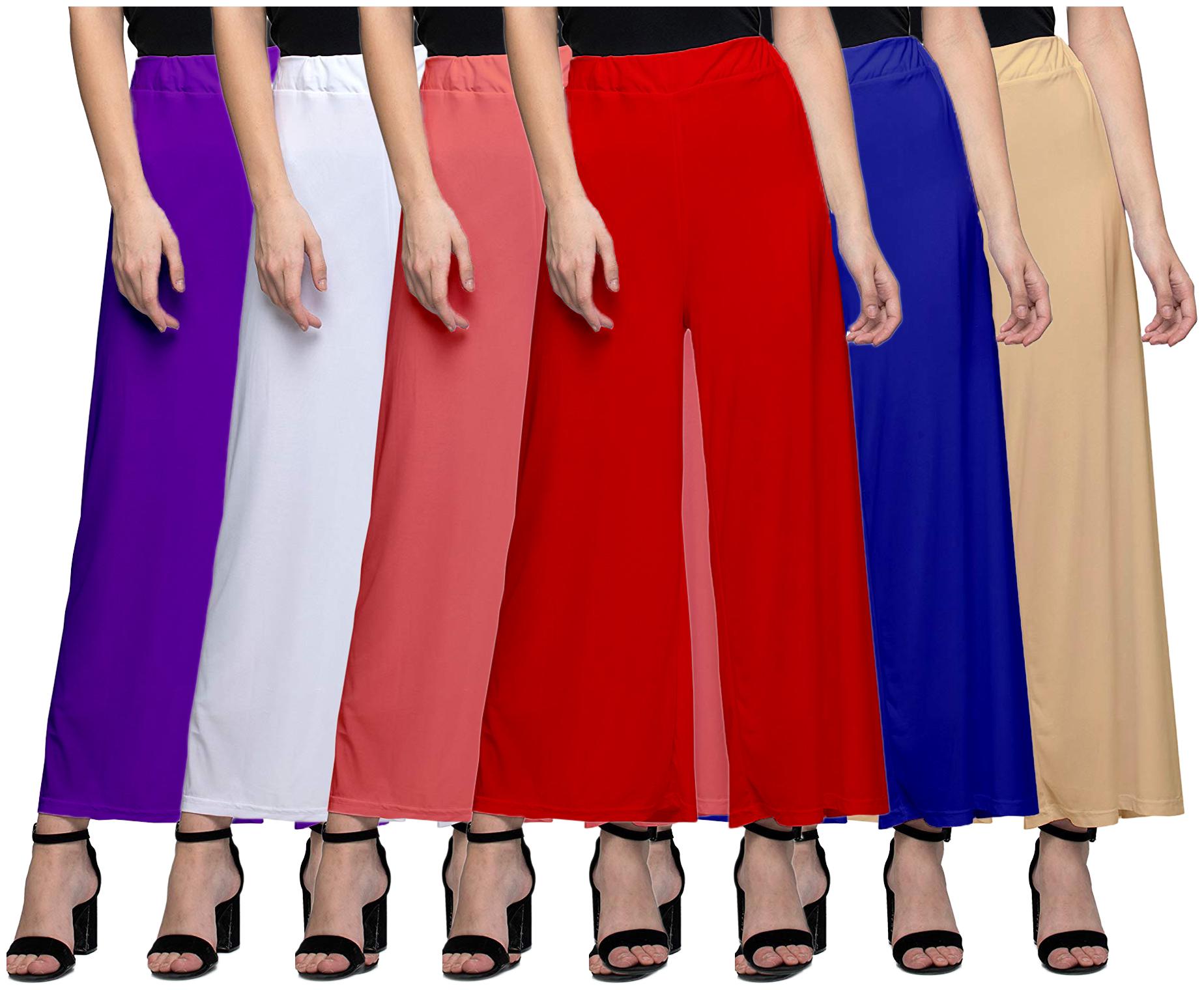 

Zindwear Multi Solid Straight Palazzo