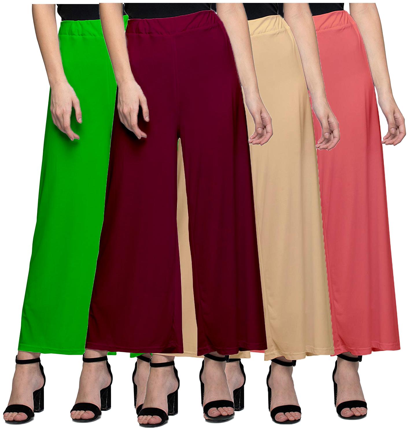 

Zindwear Multi Solid Straight Palazzo
