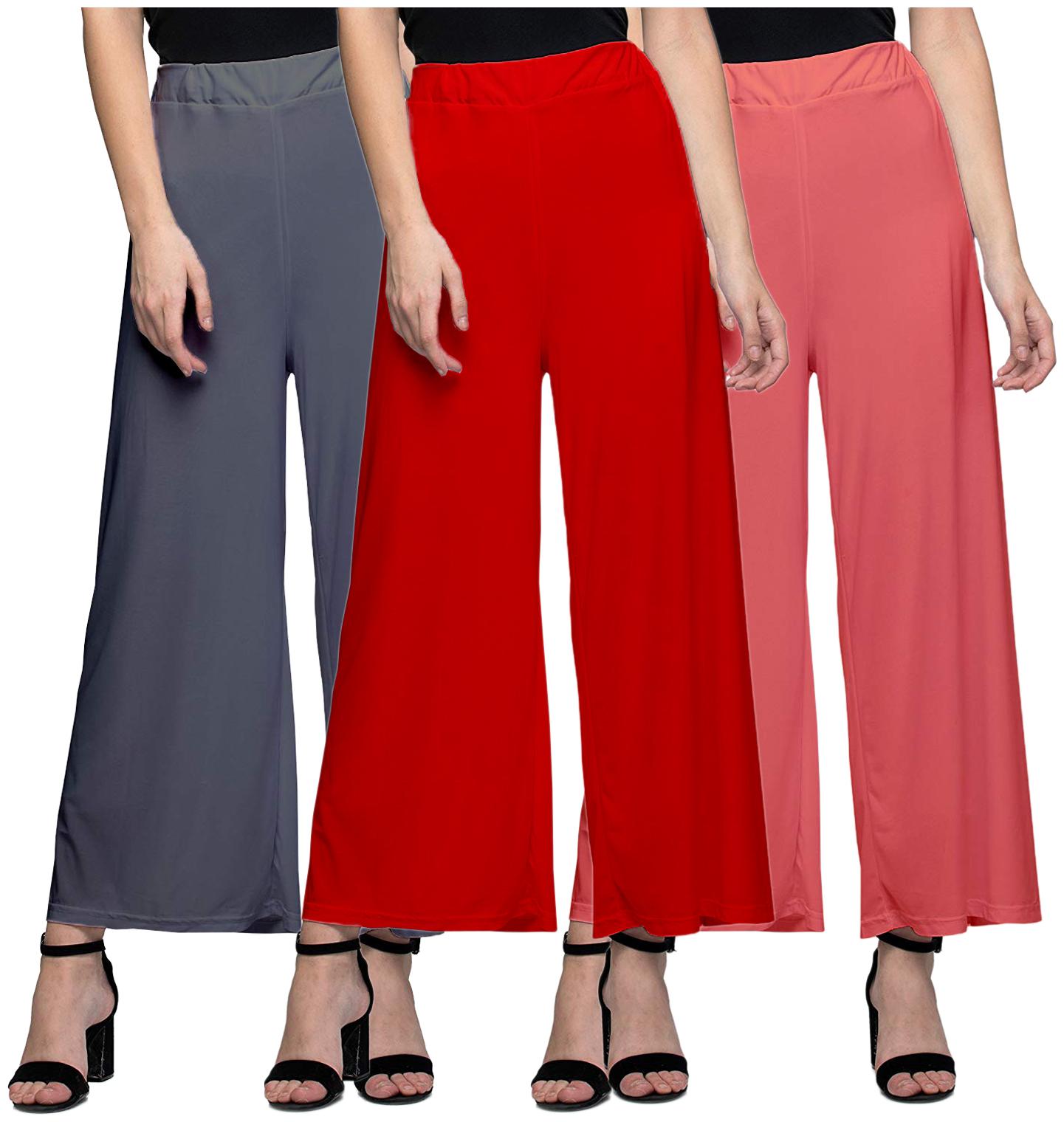 

Zindwear Multi Solid Straight Palazzo