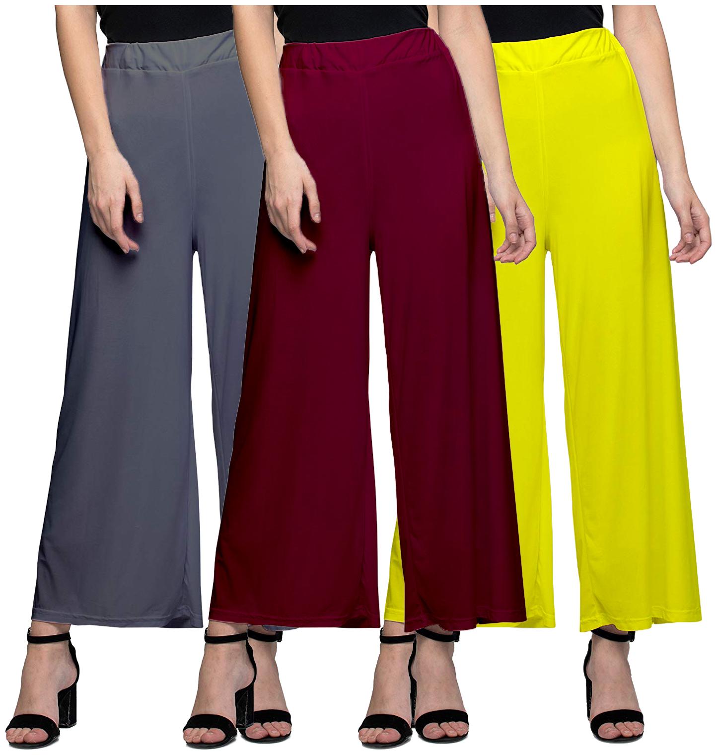 

Zindwear Multi Solid Straight Palazzo