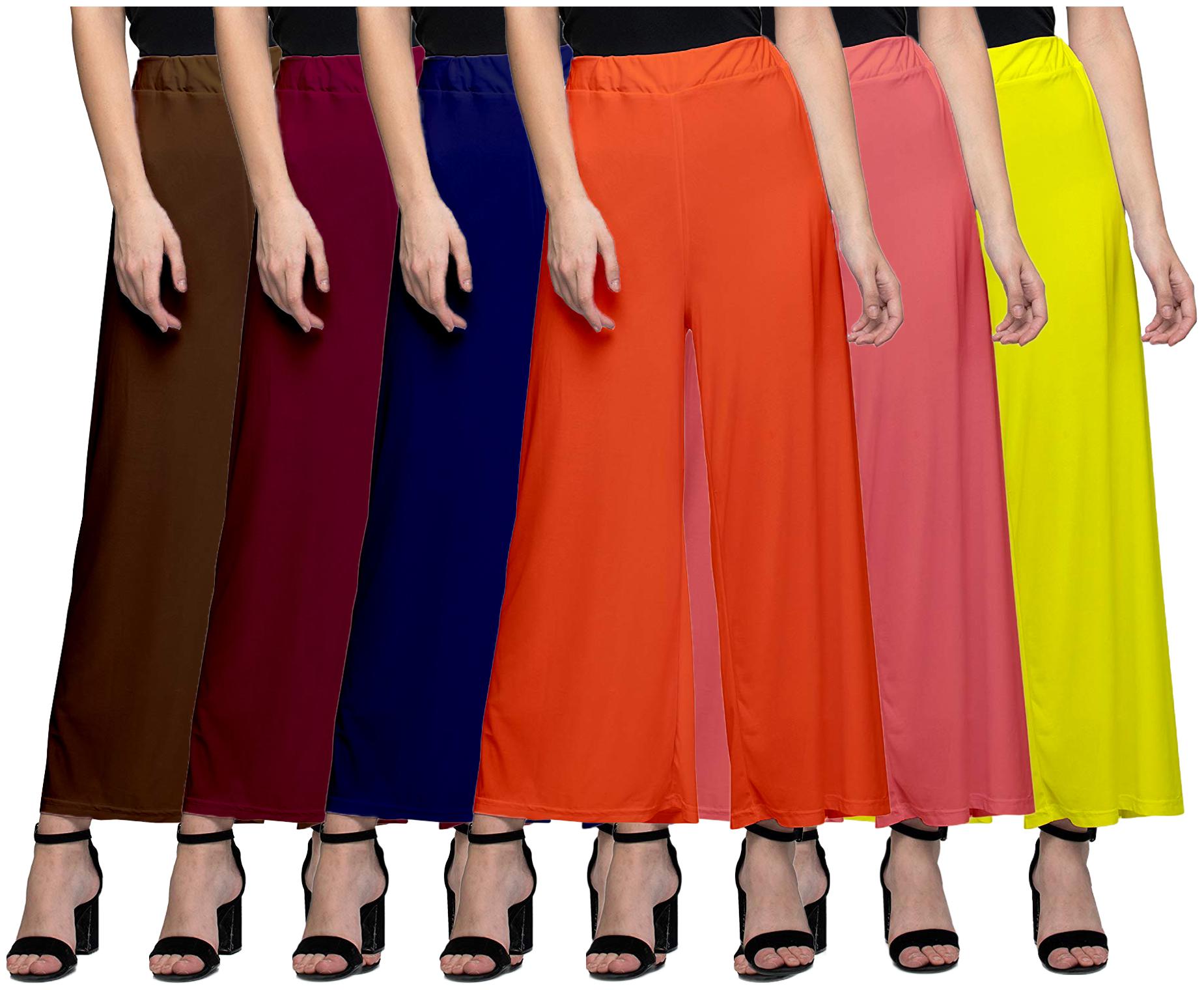

Zindwear Multi Solid Straight Palazzo