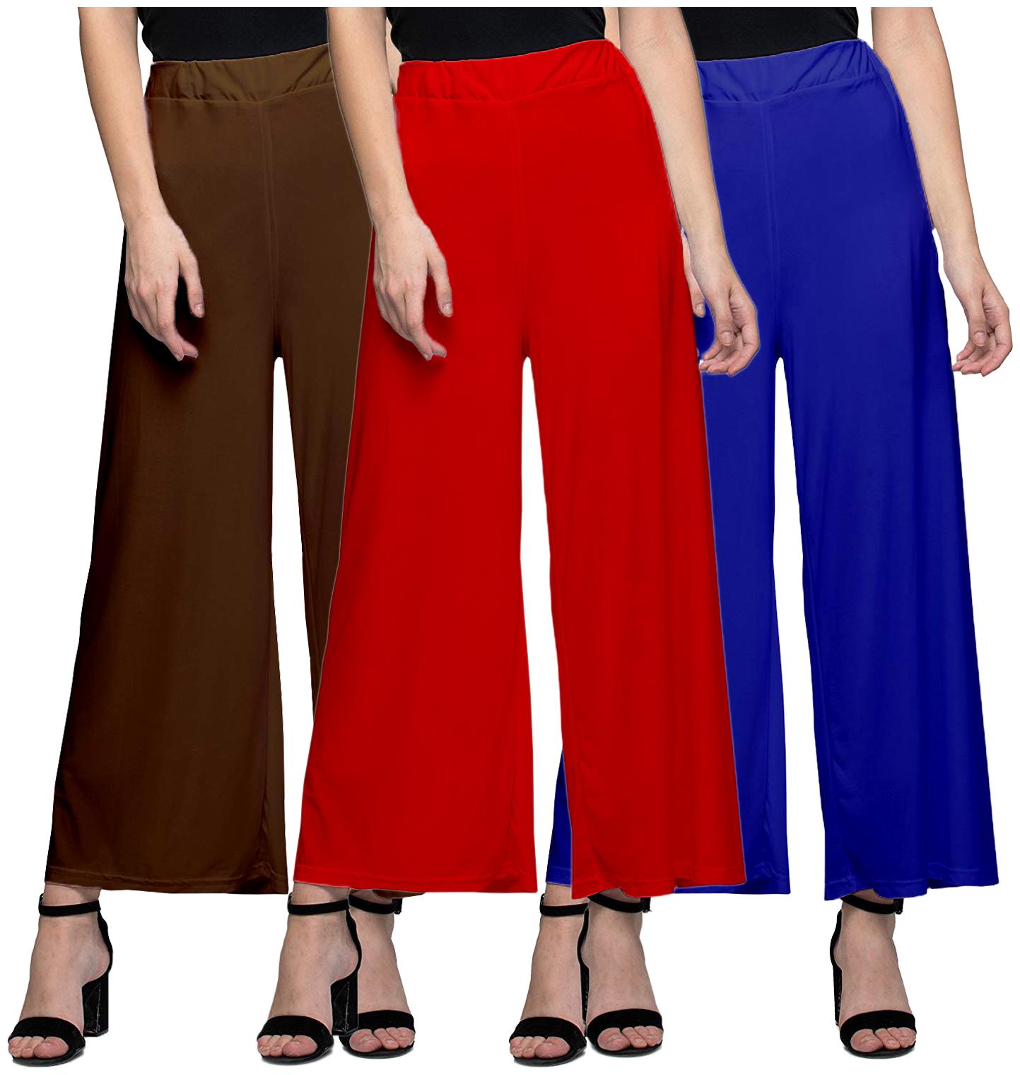 

Zindwear Multi Solid Straight Palazzo