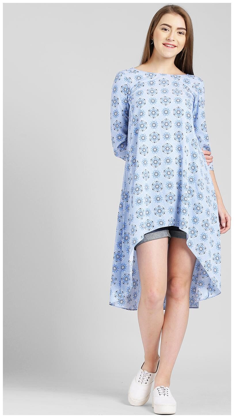 

Zink London Women Printed Regular top - Blue