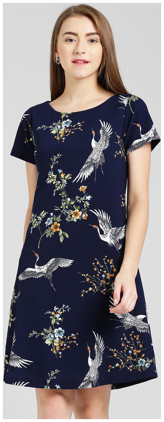 

Zink London Blue Floral Flared dress