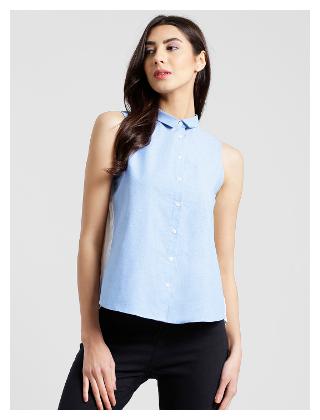 

Zink London Women Geometric Regular top - Blue