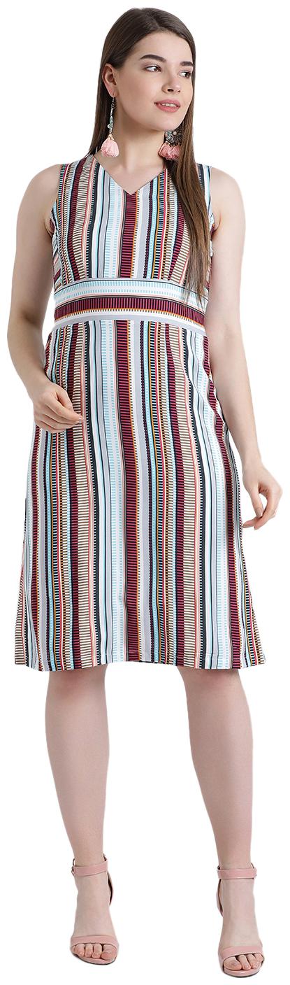 

Zink London Multi Geometric A-line dress