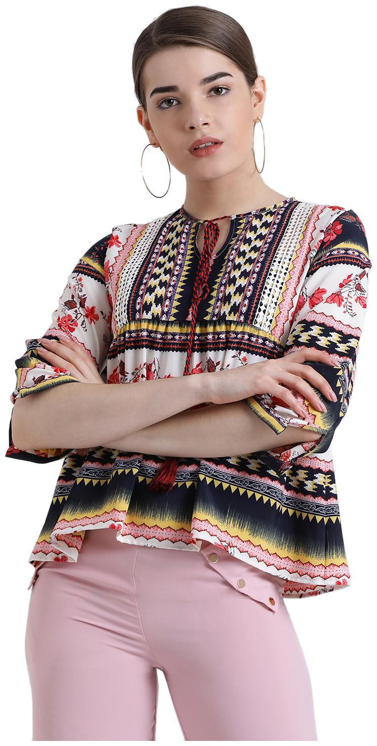 

Zink London Women Printed Regular top - Multi
