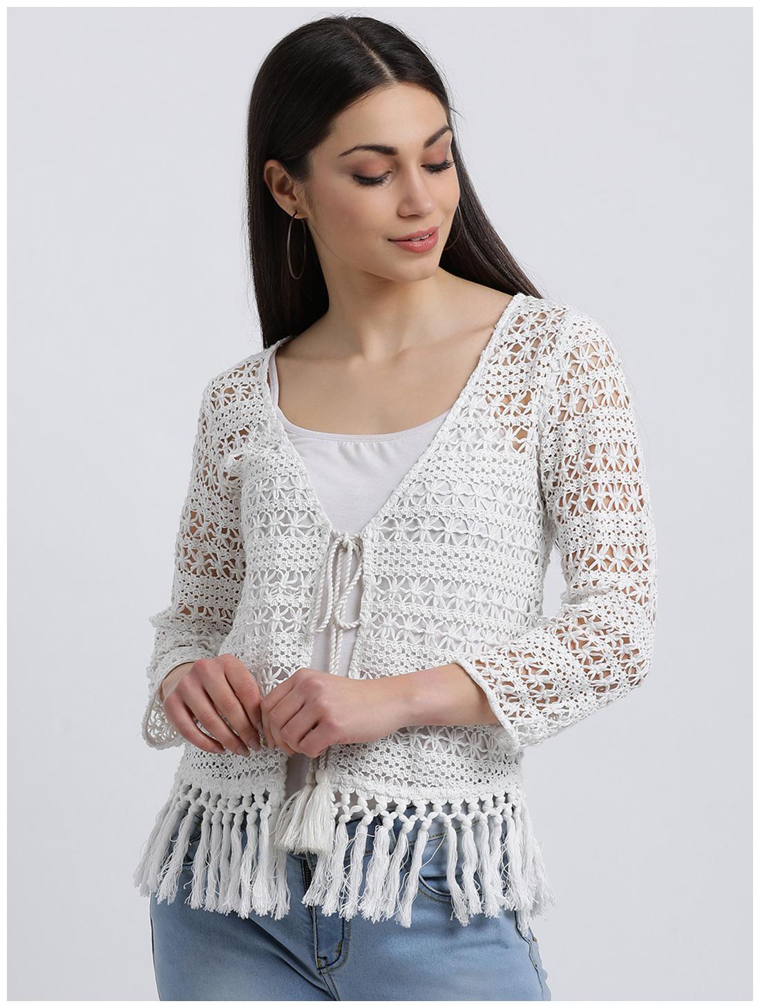 

Zink London Women Shrug - White