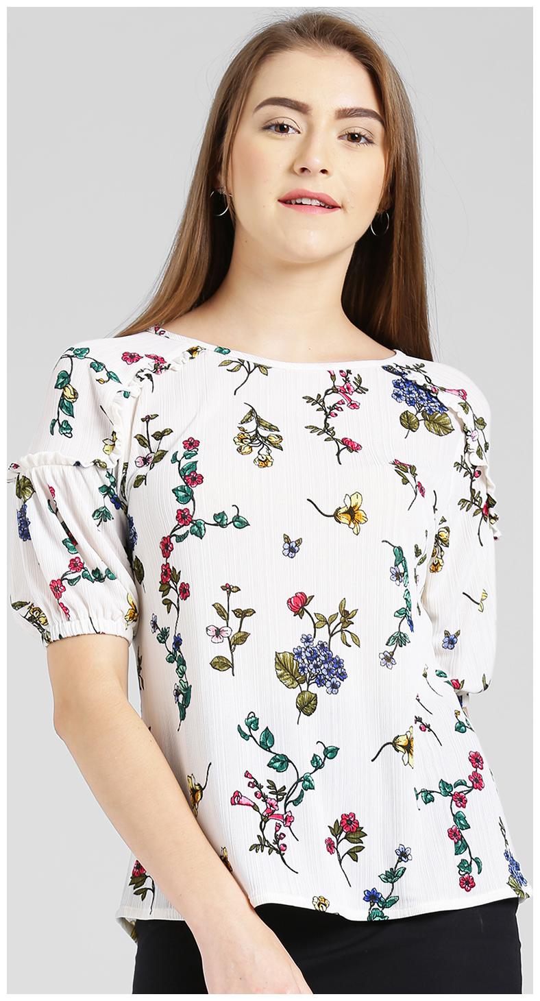 

Zink London Women Floral Regular top - Cream