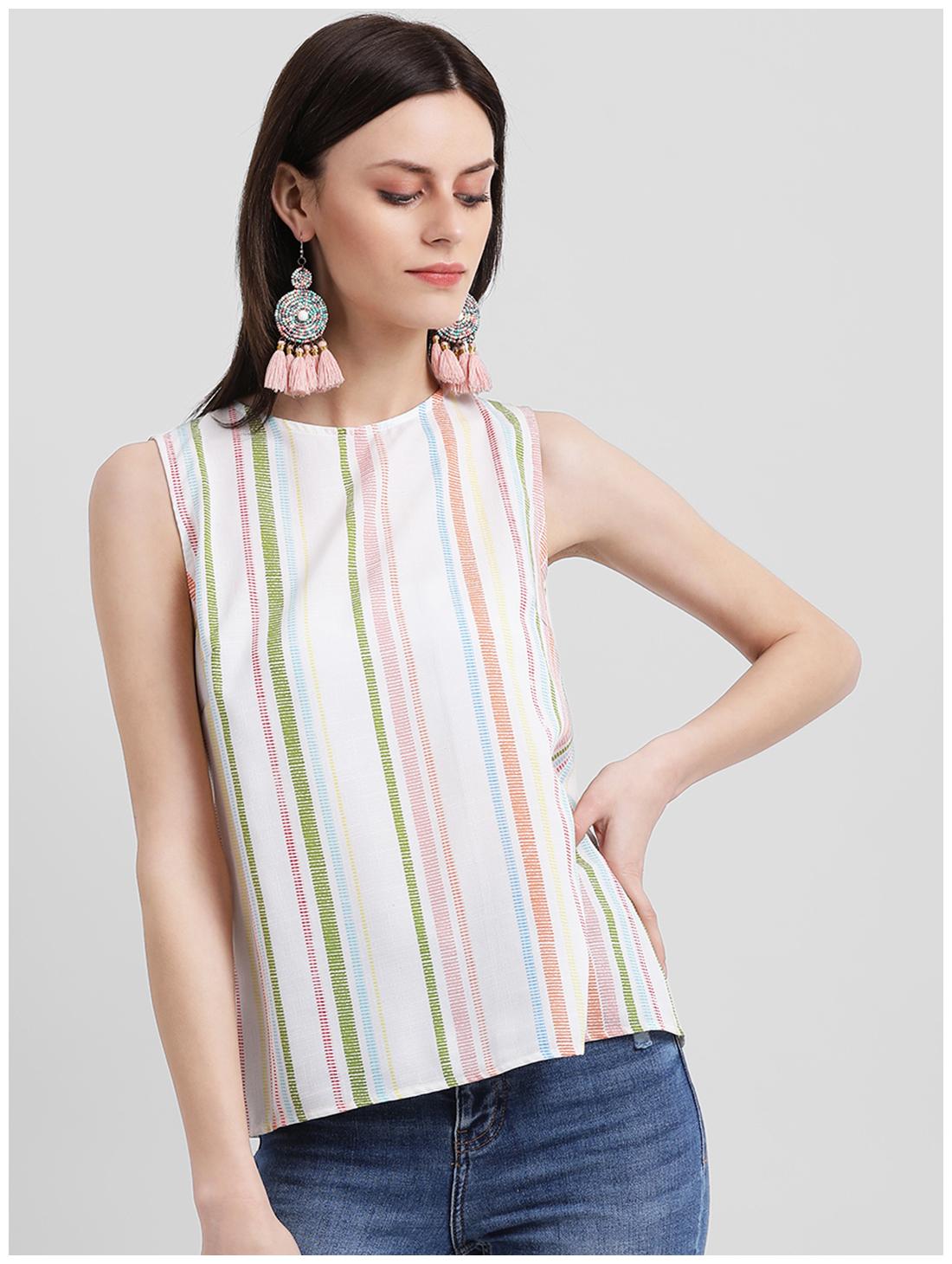 

Zink London Women Striped Regular top - Multi