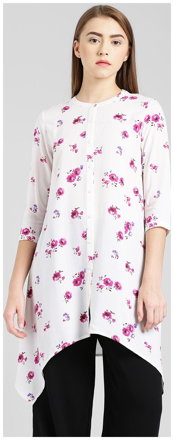 

Zink London Women Floral Regular tunic - White