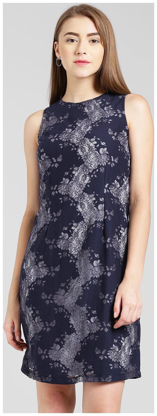 

Zink London Blue Printed Empire dress