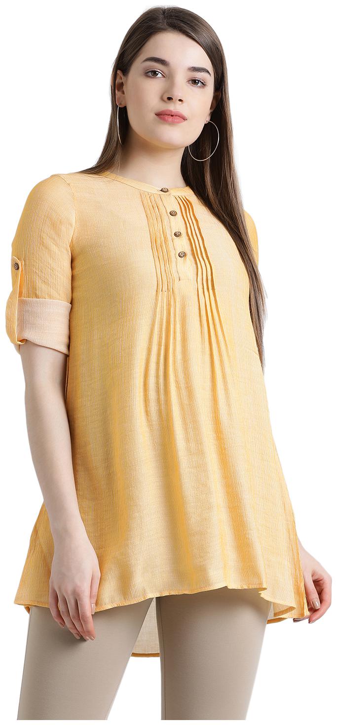 

Zink London Women Solid Regular tunic - Yellow