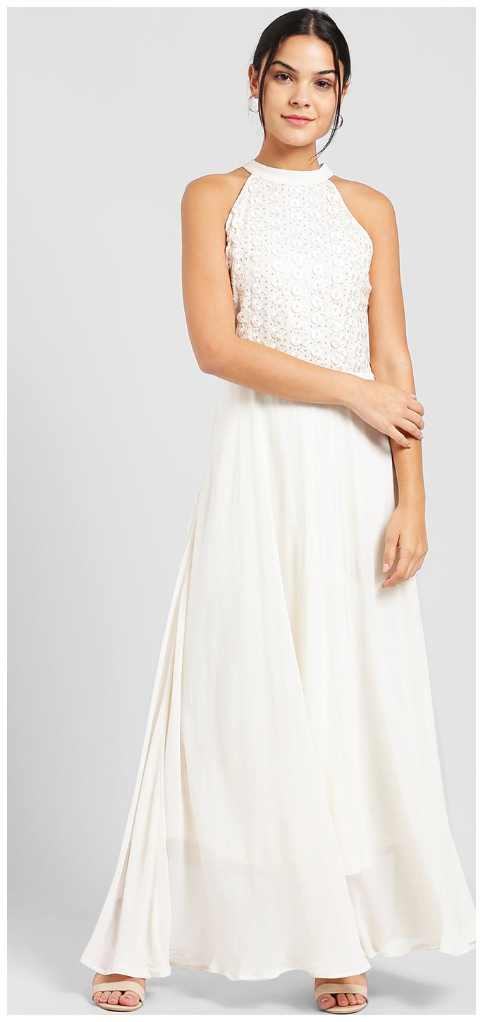 

Zink London Cream Embroidered Empire dress