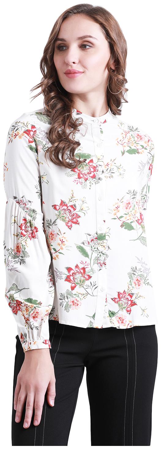 

Zink London Women Floral Regular top - White