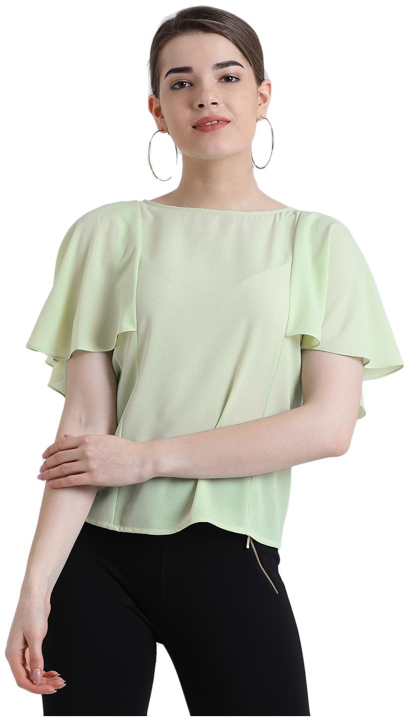 

Zink London Women Solid Regular top - Green