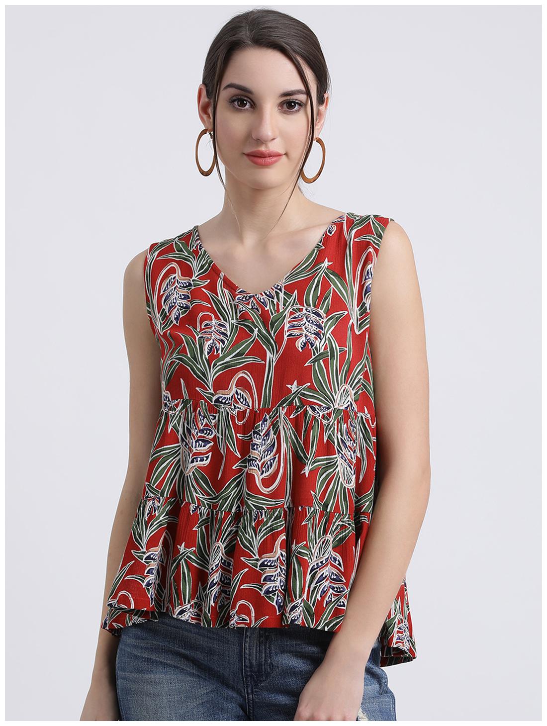 

Zink London Women Floral Regular top - Red