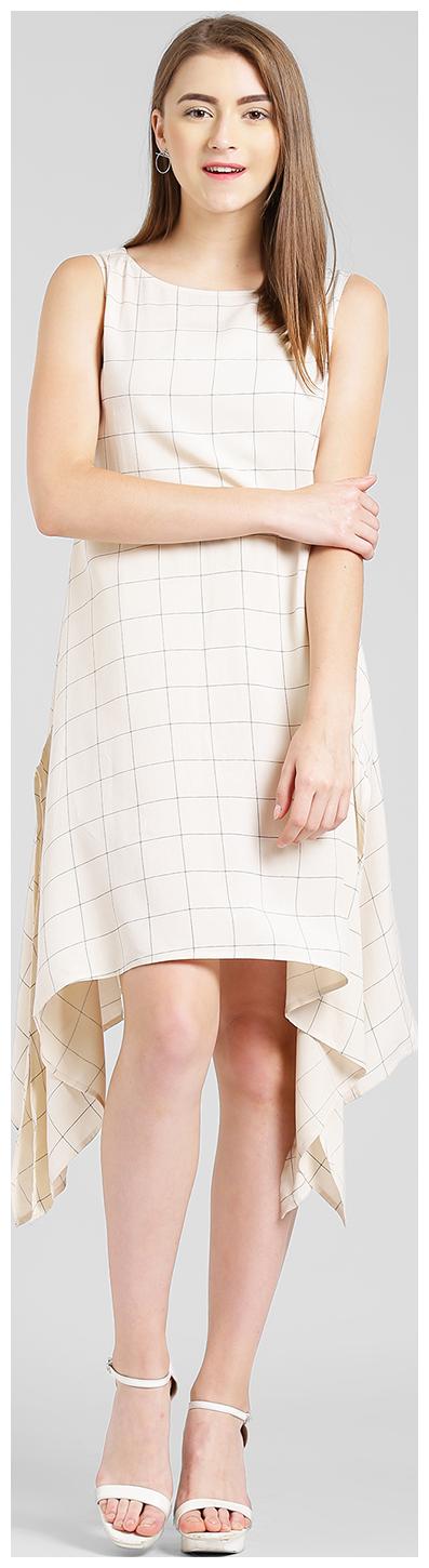 

Zink London Women Checked Regular tunic - Beige