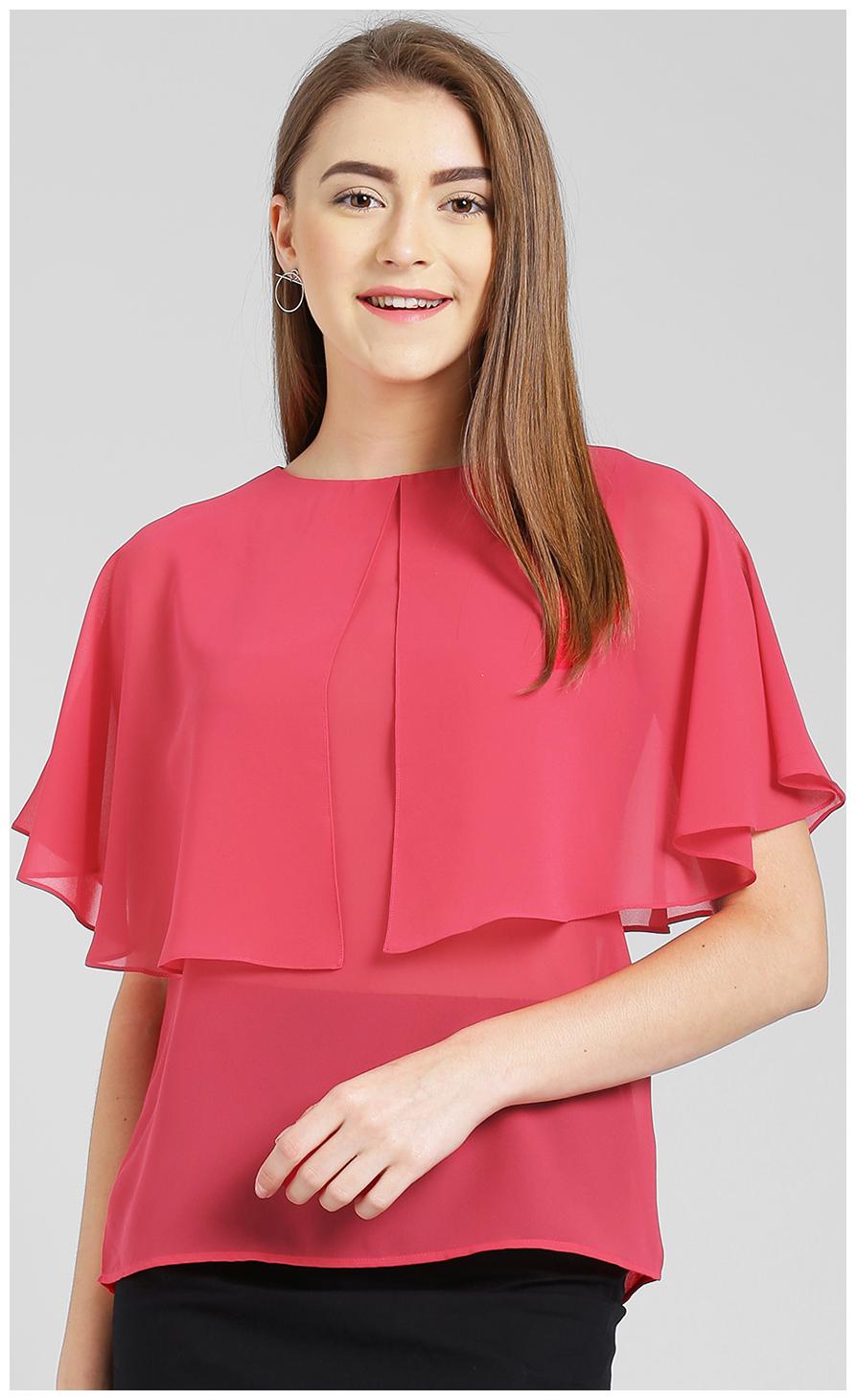 

Zink London Women Solid Regular top - Pink