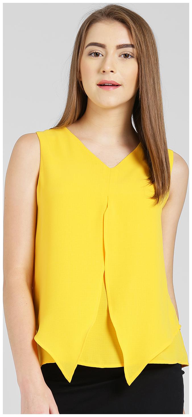 

Zink London Women Solid Regular top - Yellow