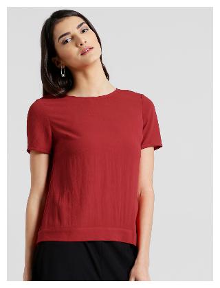

Zink London Women Geometric Regular top - Red