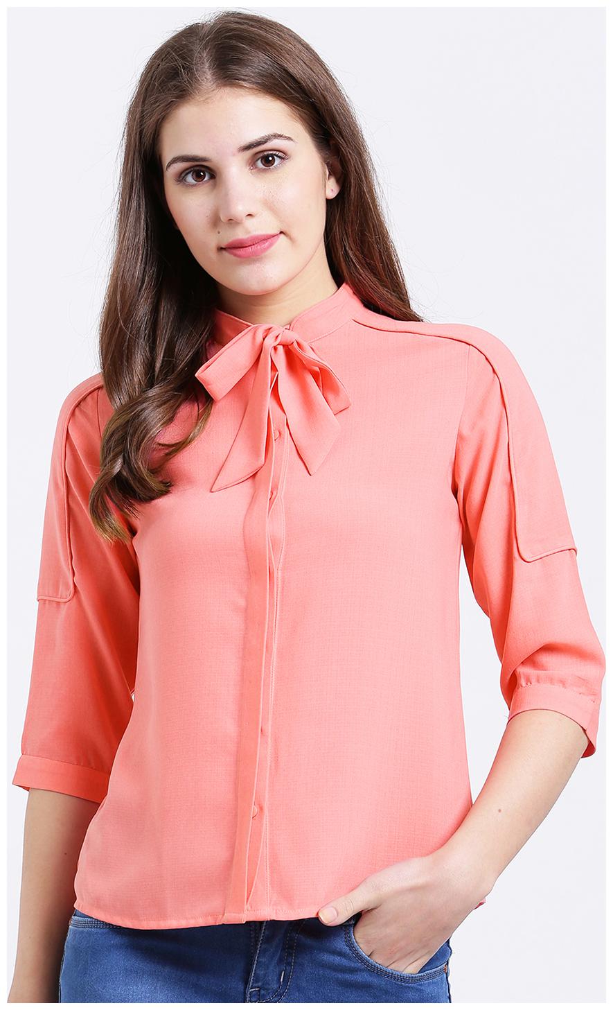 

Zink London Women Solid Regular top - Pink
