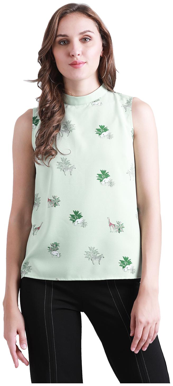 

Zink London Women Printed Regular top - Green