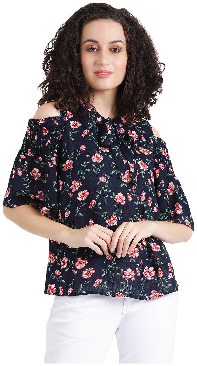 

Zink London Women Floral Regular top - Blue