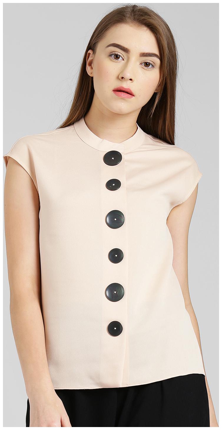 

Zink London Women Solid Regular top - Cream