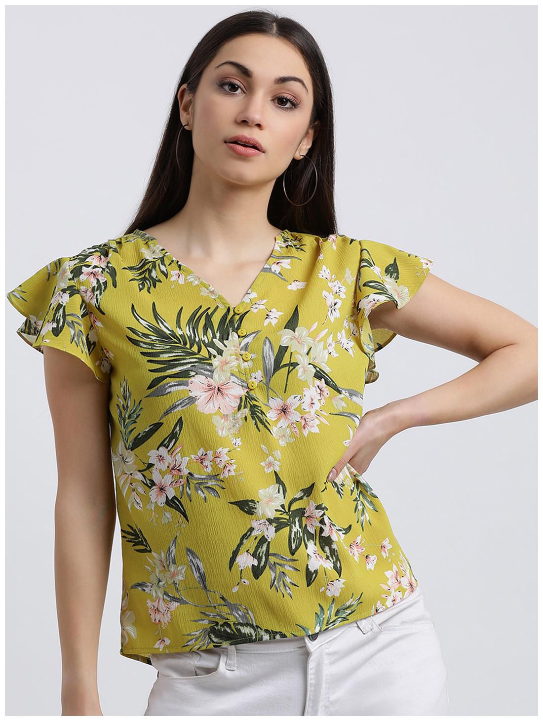 

Zink London Women Floral Regular top - Green