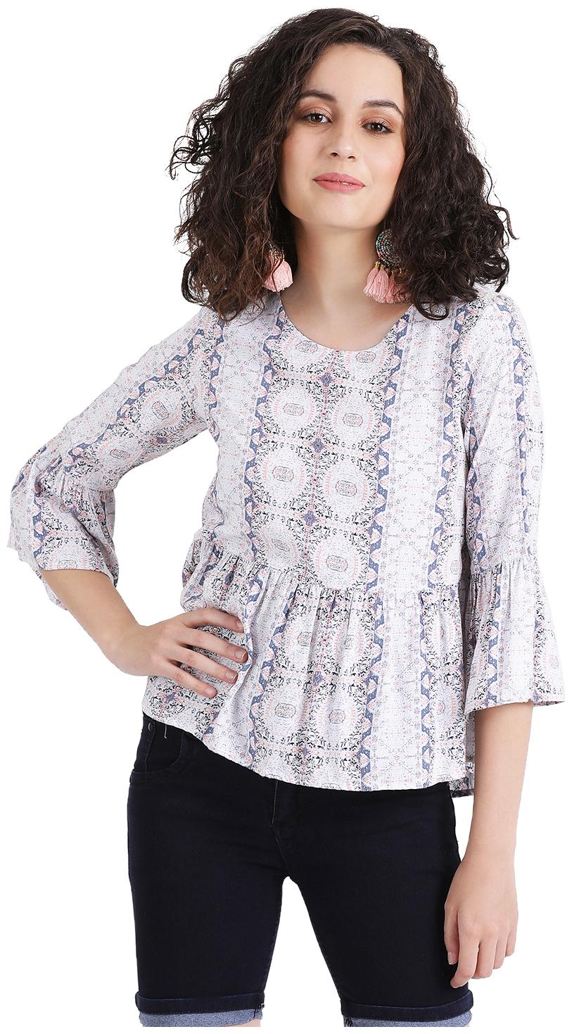 

Zink London Women Printed Regular top - Multi