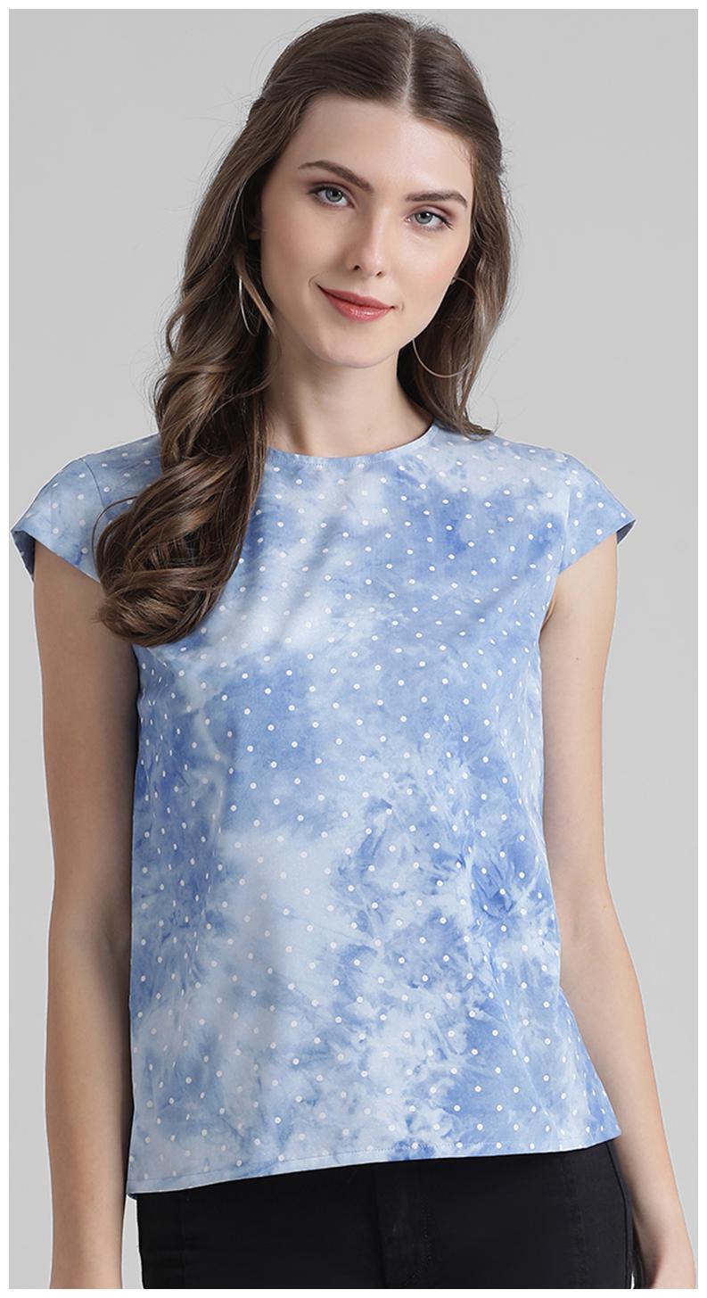 

Zink London Women Polka dots Regular top - Blue