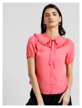 

Zink London Women Geometric Regular top - Red