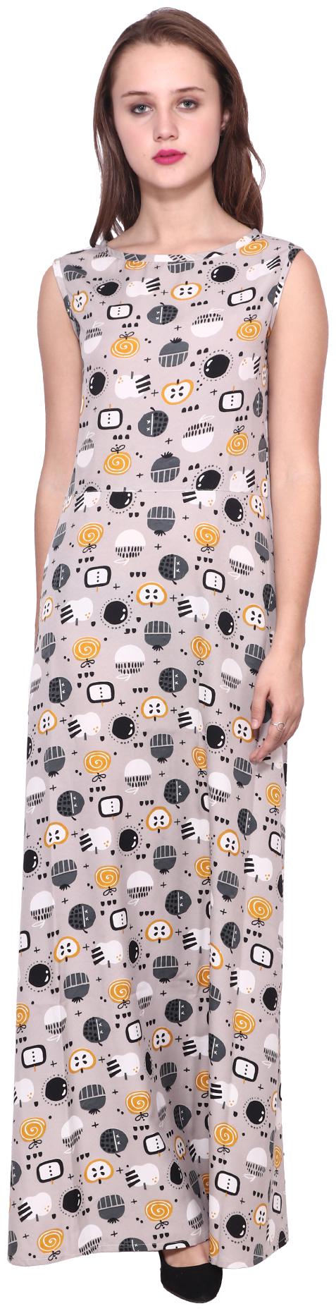 

ZISAAN Multi Printed Maxi dress