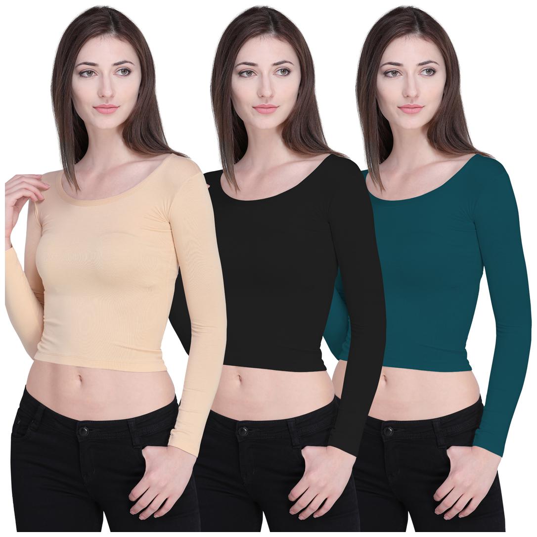 

Ziya Women Solid Regular top - Multi