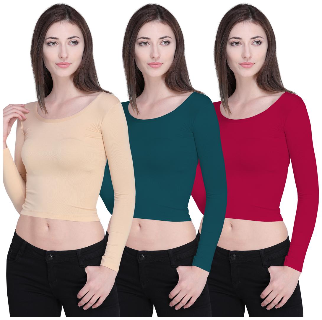 

Ziya Women Solid Regular top - Multi