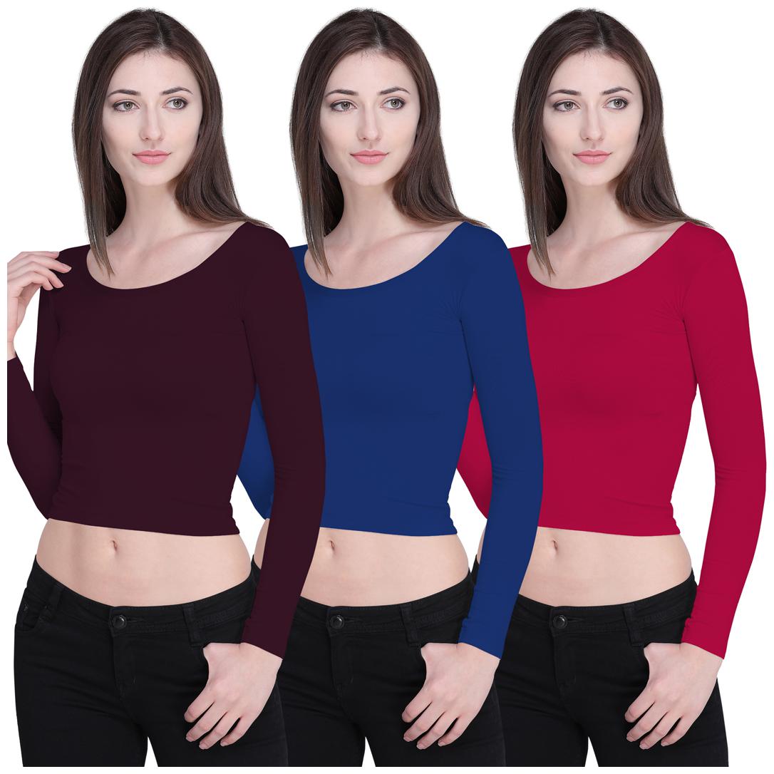 

Ziya Women Solid Regular top - Multi