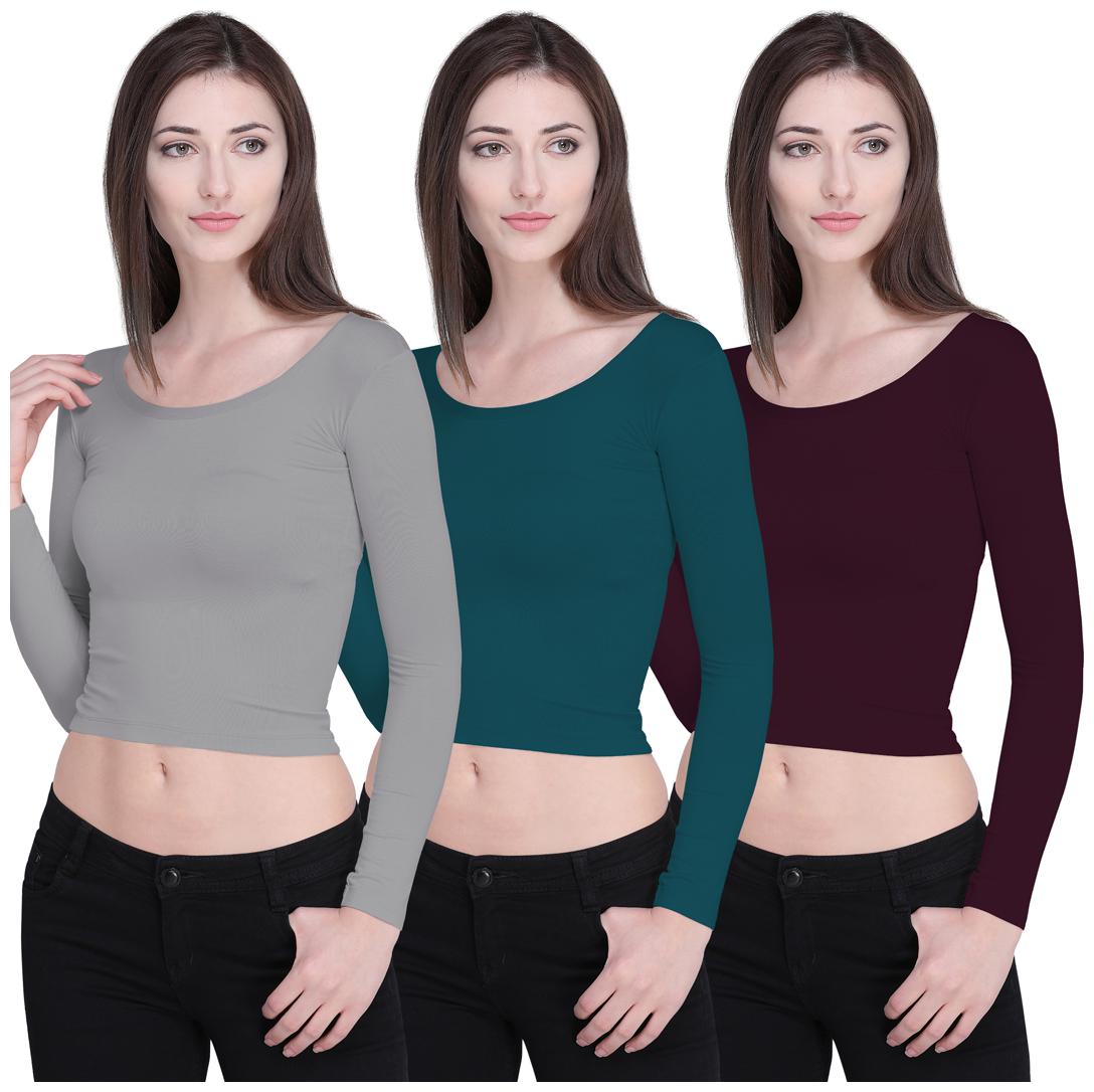 

Ziya Women Solid Regular top - Multi