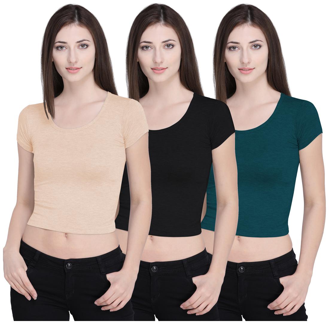 

Ziya Women Solid Regular top - Multi
