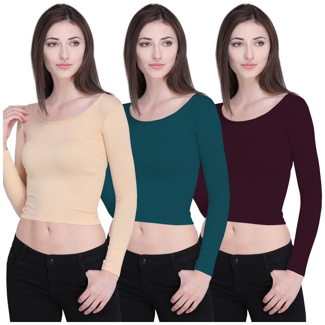

Ziya Women Solid Regular top - Multi