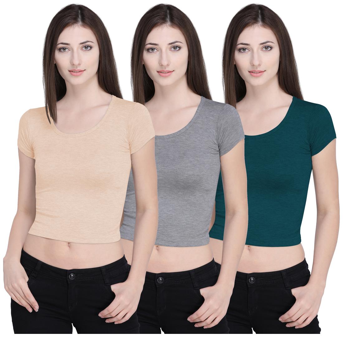 

Ziya Women Solid Regular top - Multi