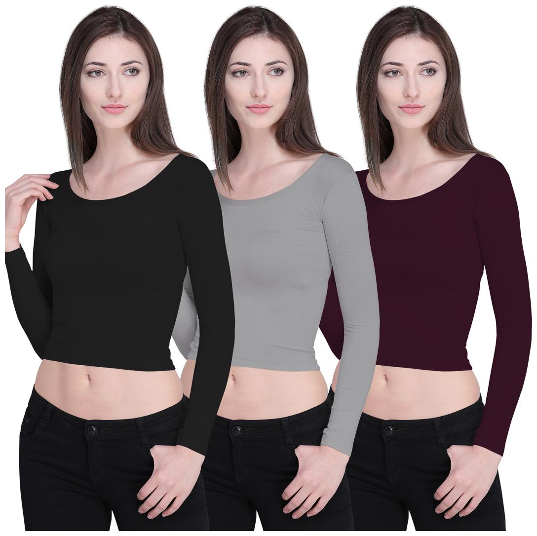 

Ziya Women Solid Regular top - Multi