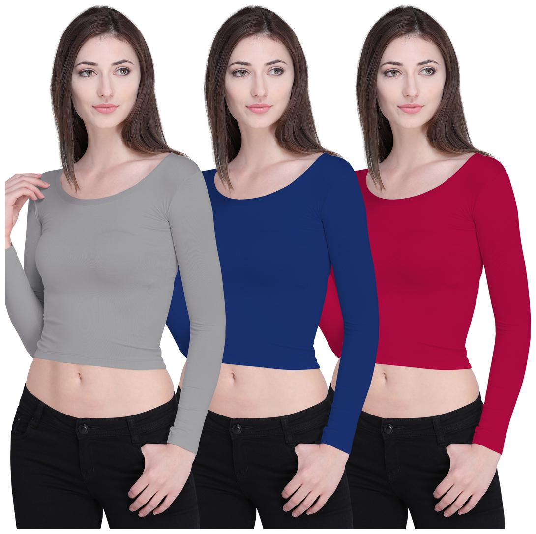 

Ziya Women Solid Regular top - Multi