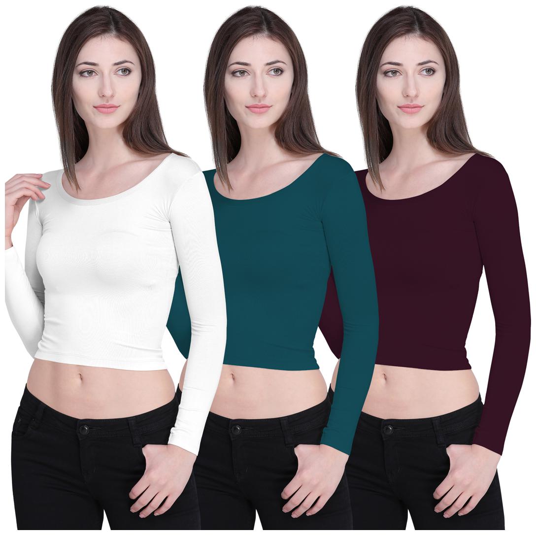 

Ziya Women Solid Regular top - Multi
