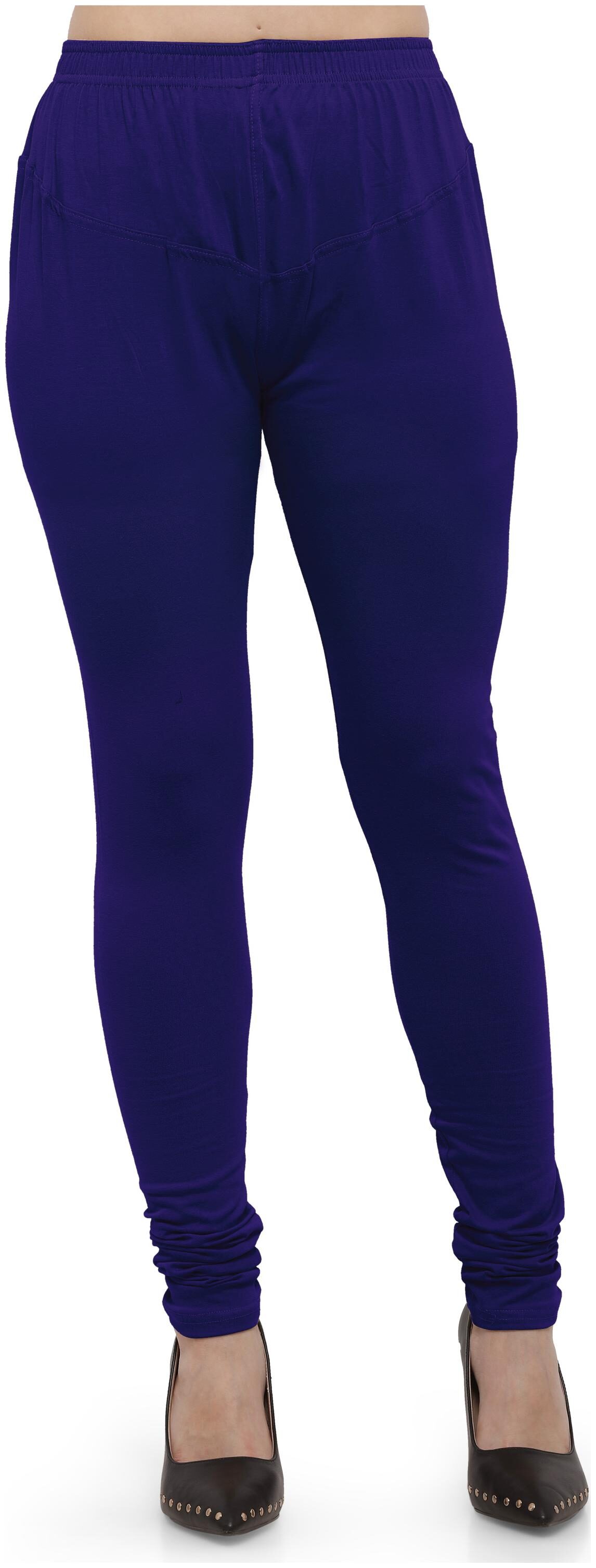 

Ziya Cotton Lycra Royal Blue Leggings