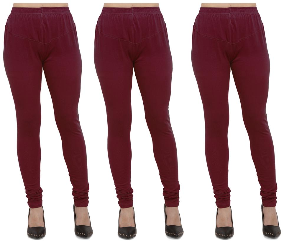 

Ziya Cotton Lycra Leggings Pack of 3