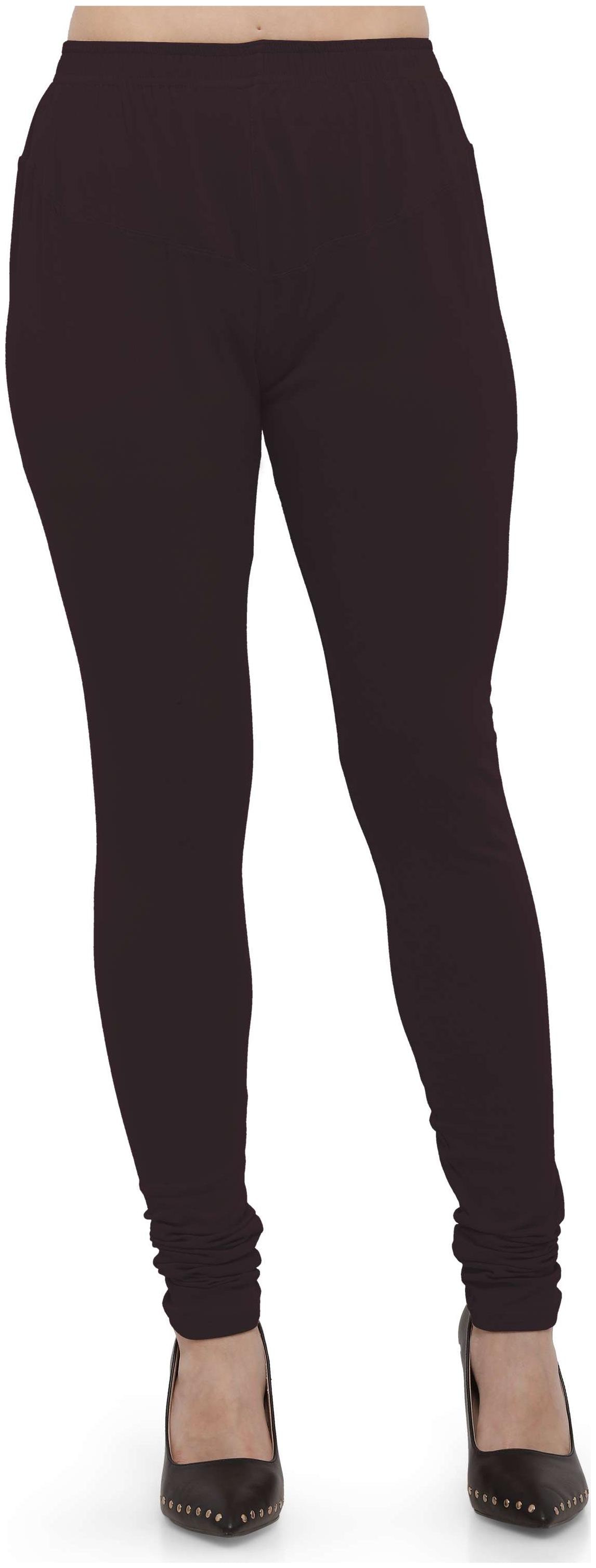 

Ziya Cotton Lycra Brown Leggings