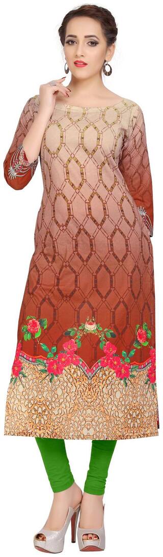 ZIYAA Women Multi Printed Straight Kurti