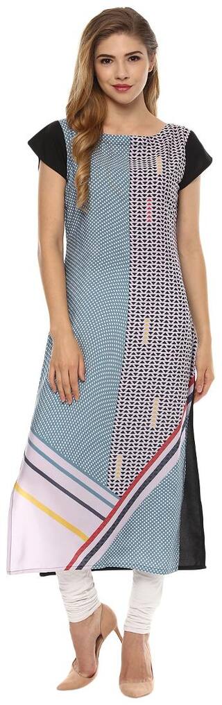 ZIYAA Women Multi Printed Straight Kurta