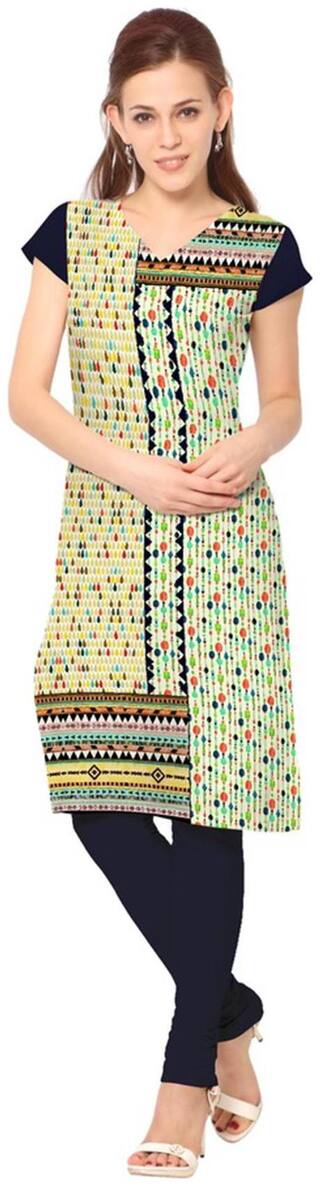 ZIYAA Women Multi Printed Straight Kurti